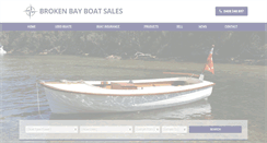Desktop Screenshot of brokenbayboatsales.com